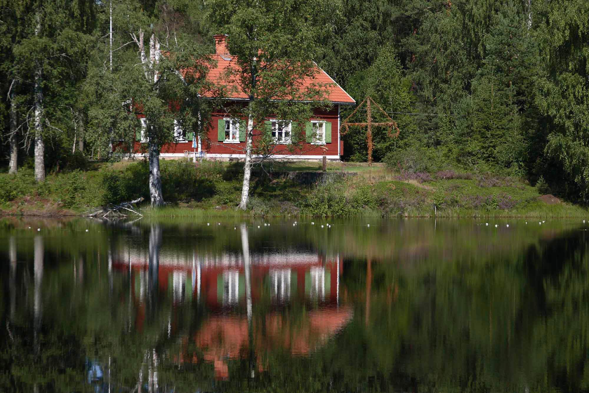 Hus vid vattnet